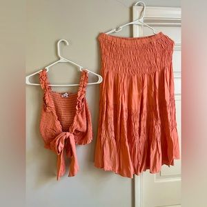 Coral two piece set